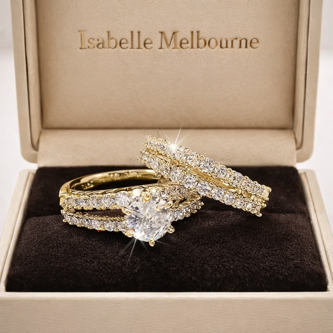 Susan | Eternal Radiance Ring Set | Gold