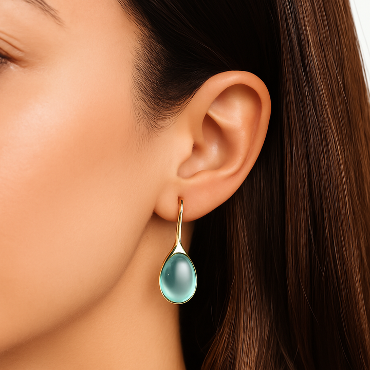 Sophie | Crystal Drop Earrings in Gold and Silver