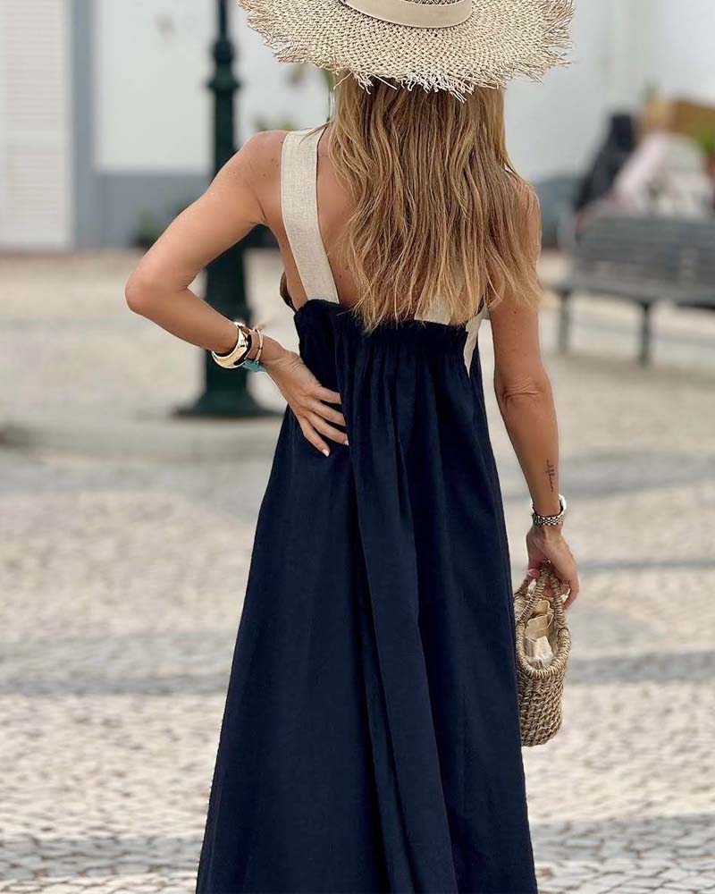 Ruby | Breathable Comfortable Crossed Maxi Dress