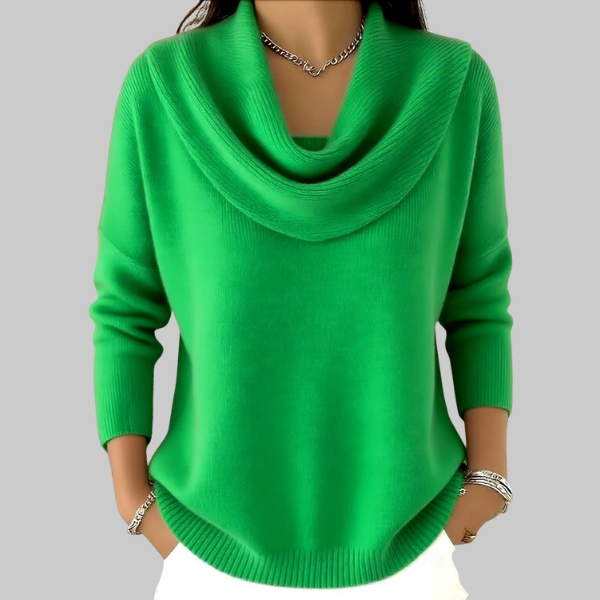 Evi | Soft Cowl Neck Sweater