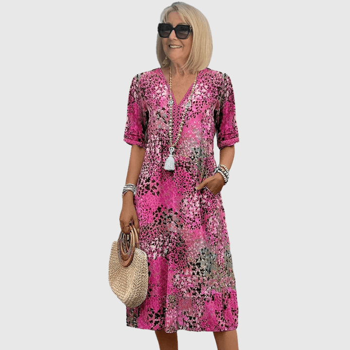 Eva | Ocean Breeze Midi Dress
