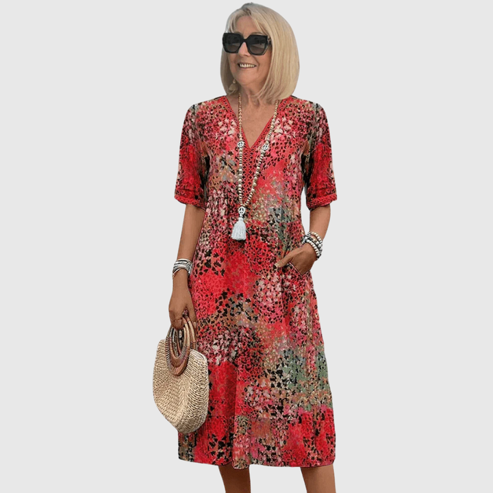 Eva | Ocean Breeze Midi Dress
