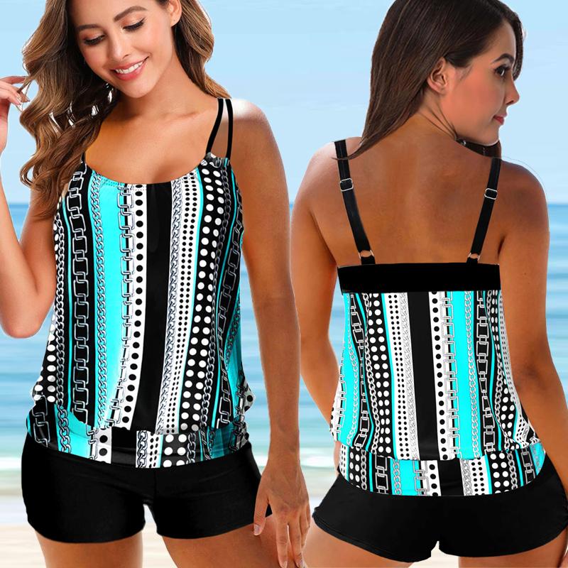 Hallie | Printed Bathing Suit Two Pieces Swimsuits