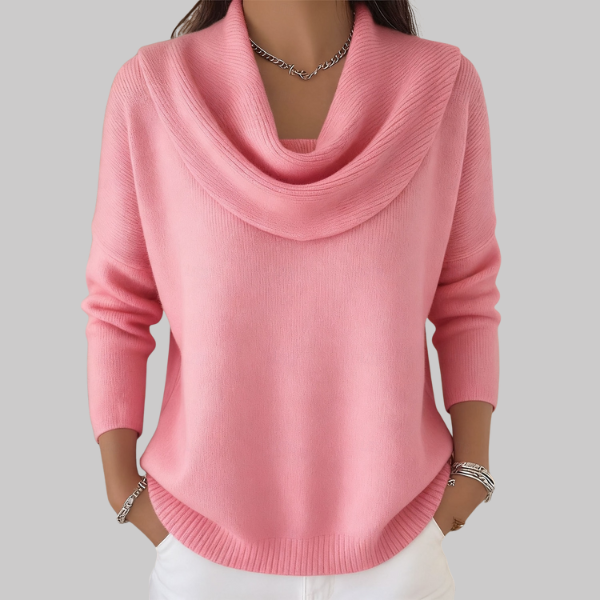 Evi | Soft Cowl Neck Sweater