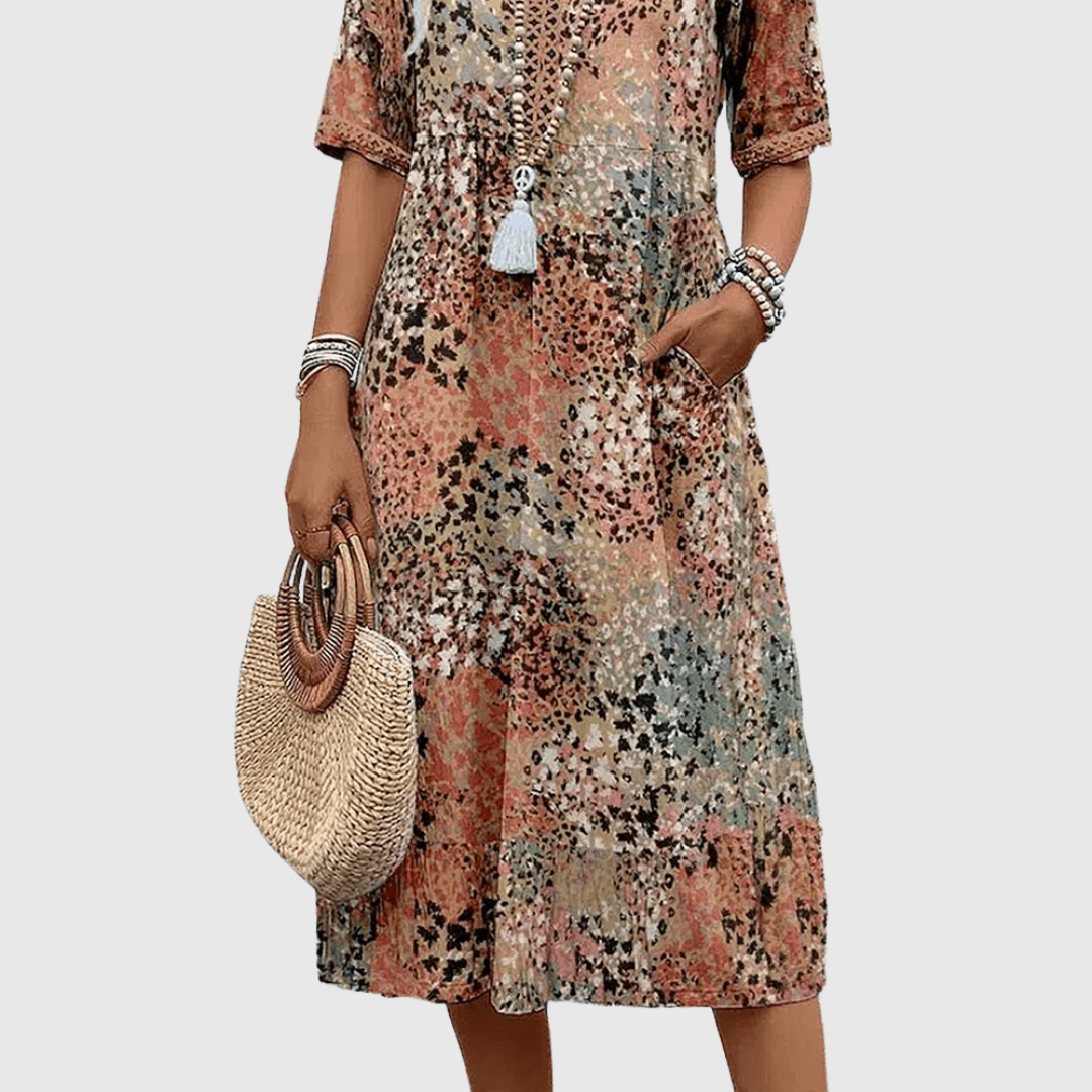 Eva | Ocean Breeze Midi Dress