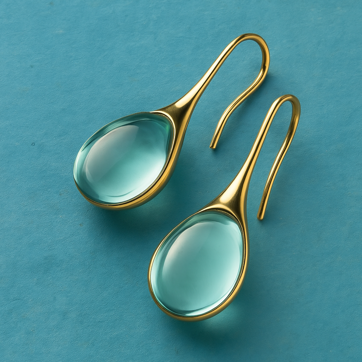 Sophie | Crystal Drop Earrings in Gold and Silver
