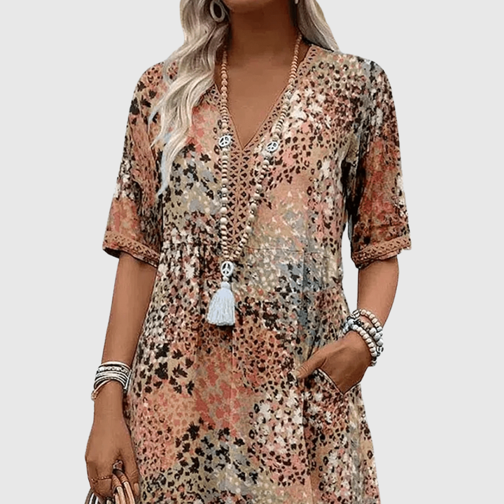 Eva | Ocean Breeze Midi Dress