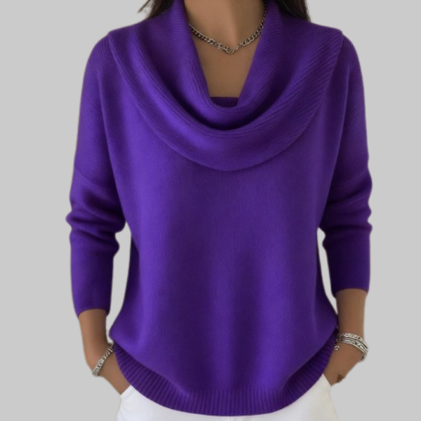 Evi | Soft Cowl Neck Sweater