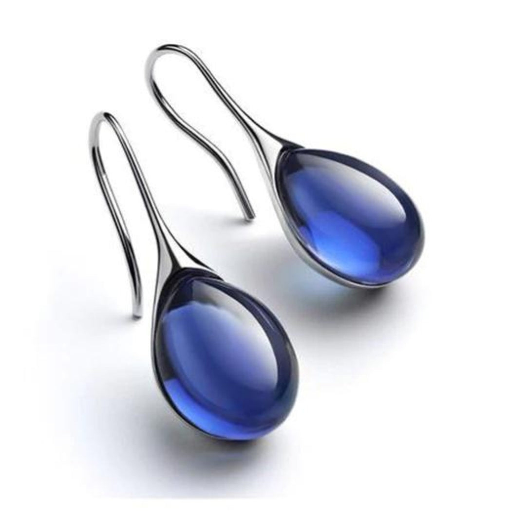 Sophie | Crystal Drop Earrings in Gold and Silver