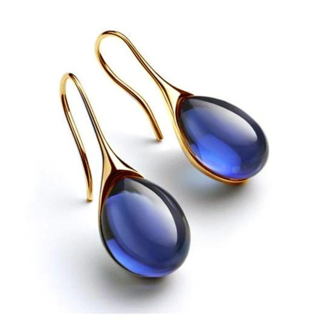 Sophie | Crystal Drop Earrings in Gold and Silver