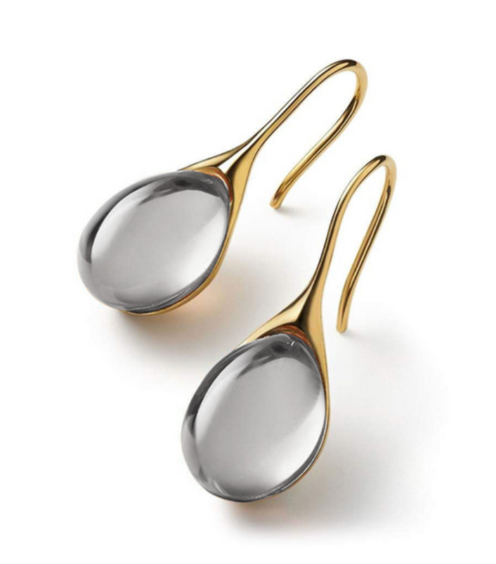 Sophie | Crystal Drop Earrings in Gold and Silver