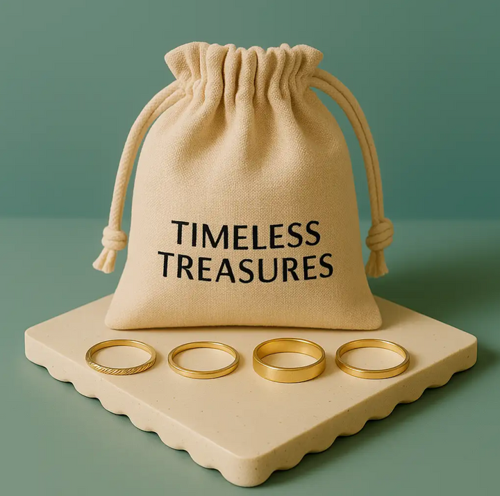 Vintage Inlaid Zirconia Spiral Gold Ring
