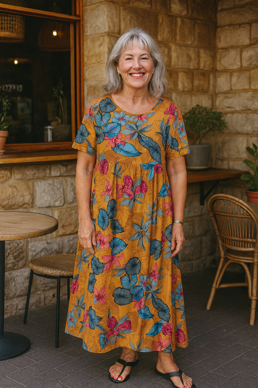 Karen | Summer Bloom Maxi Dress