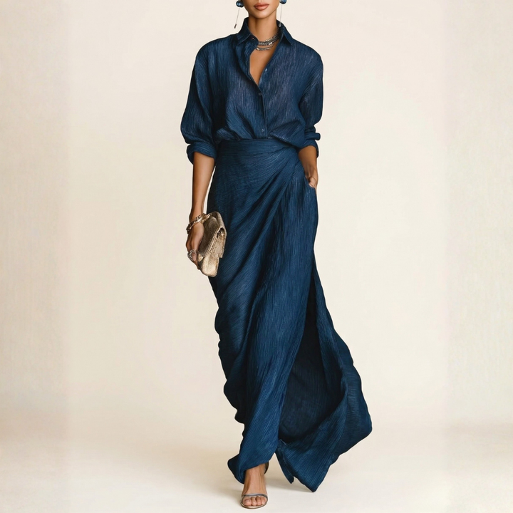 Luna | Timeless Shirt & Long Skirt Set