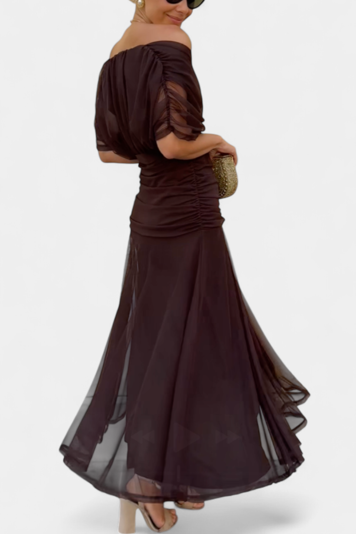 Jinky | V-Neck Floral Maxi Dress