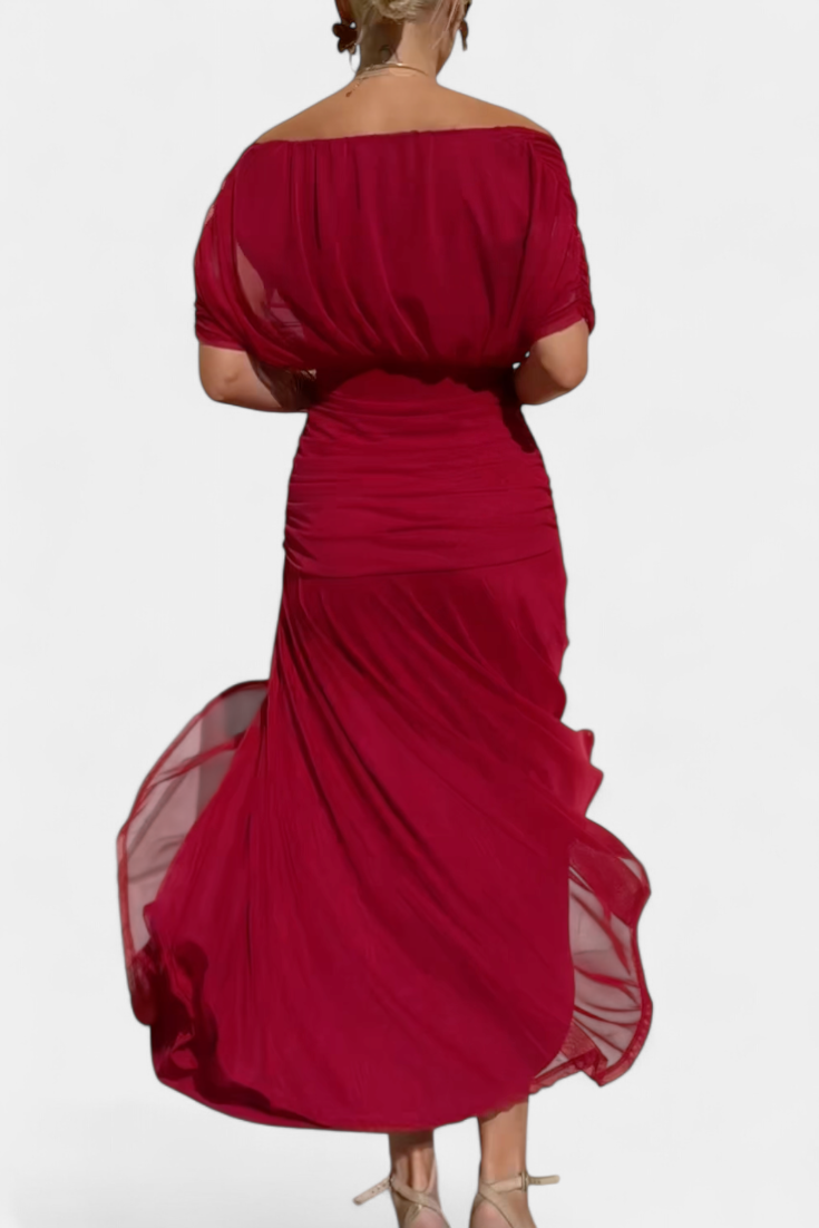Jinky | V-Neck Floral Maxi Dress
