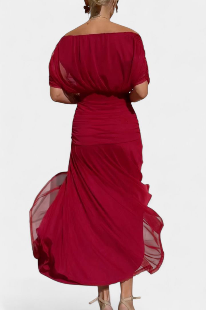 Jinky | V-Neck Floral Maxi Dress