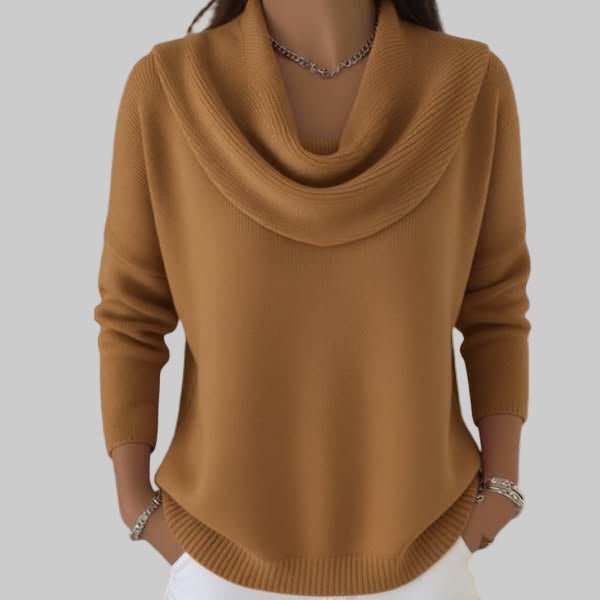 Evi | Soft Cowl Neck Sweater