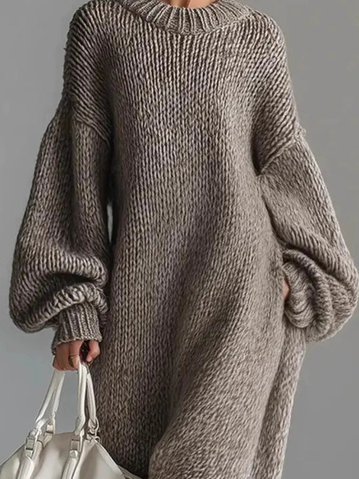 Bella | Oversized Knit Maxi Sweater Dress