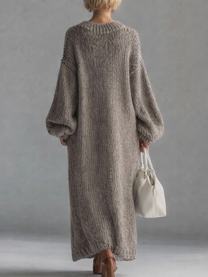 Bella | Oversized Knit Maxi Sweater Dress