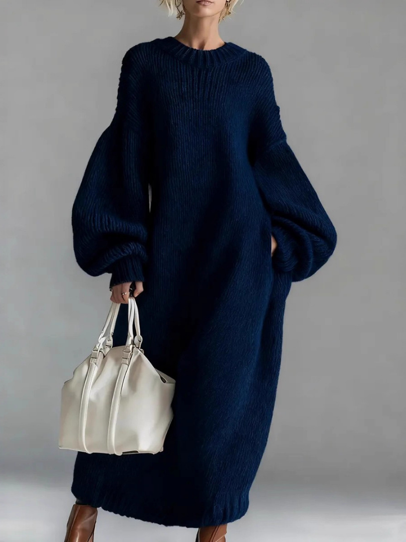 Bella | Oversized Knit Maxi Sweater Dress