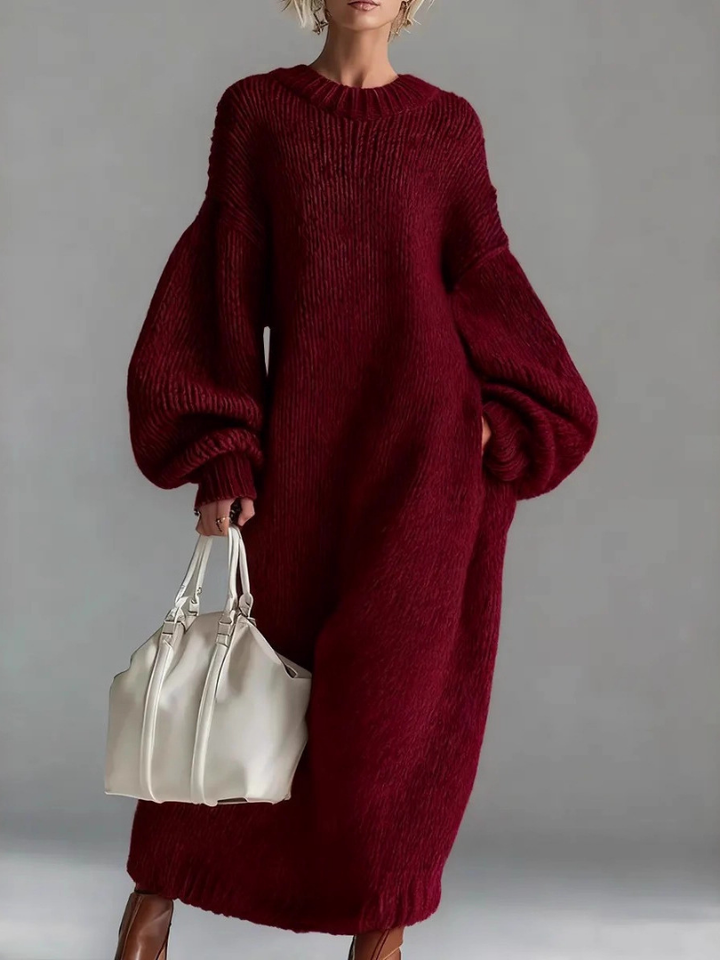 Bella | Oversized Knit Maxi Sweater Dress